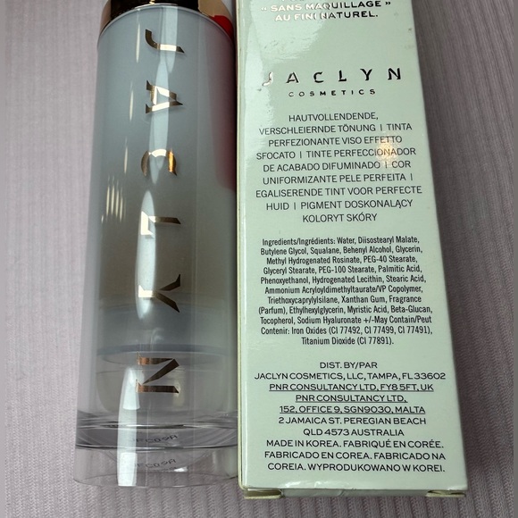 Jaclyn Cosmetics Skin Tint Perfecting Blurring Foundation Shade DEEP - Picture 7 of 8